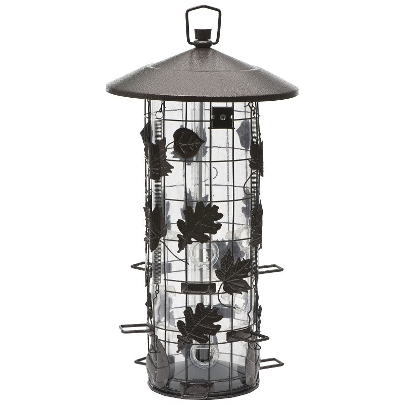 Perky-Pet 337 Wild Bird Feeder, Metal, Rustic Brown, Hanging Mounting