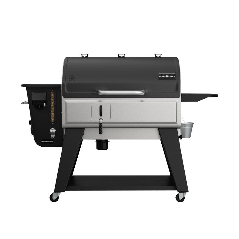 Camp Chef Woodwind Pro 36 Series PG36WWSB Pellet Grill, 663 sq-in Primary Cooking Surface, Smoker Included: Yes, Black