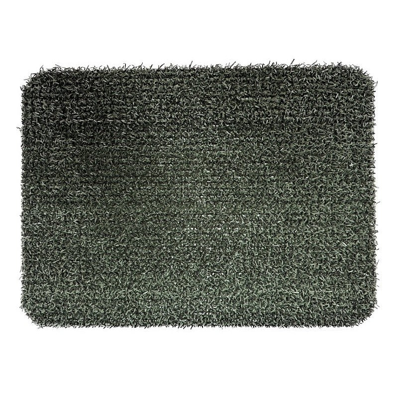Grassworx 10372027 Door Mat, 24 in L, 18 in W, Rectangular, Forest Green