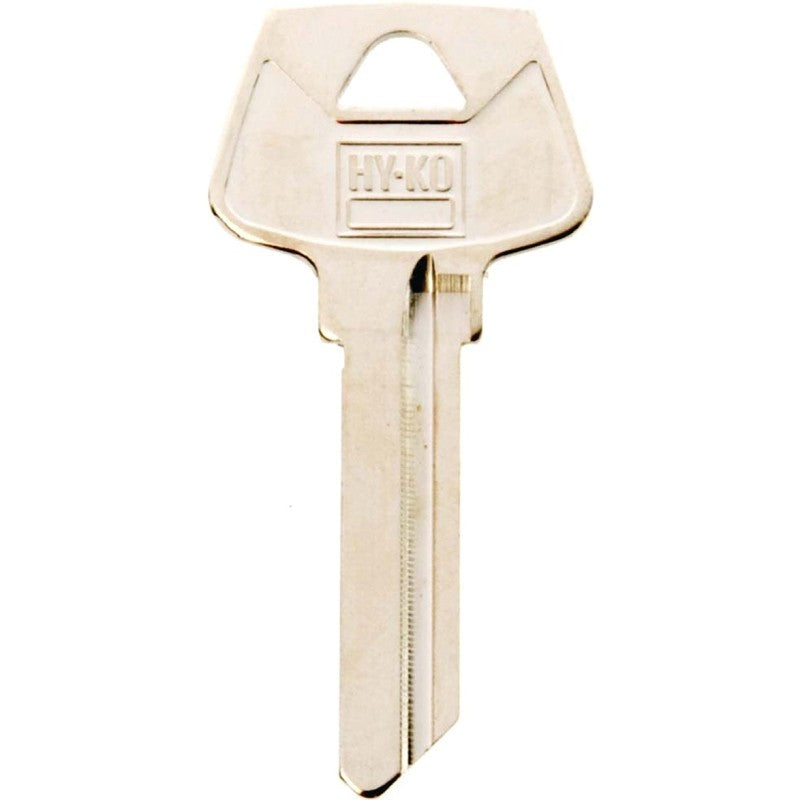 Hy-Ko 11010S23 Key Blank, Brass, Nickel, For: Sargent Cabinet, House Locks and Padlocks, S23 Key Number (Pack of 10)