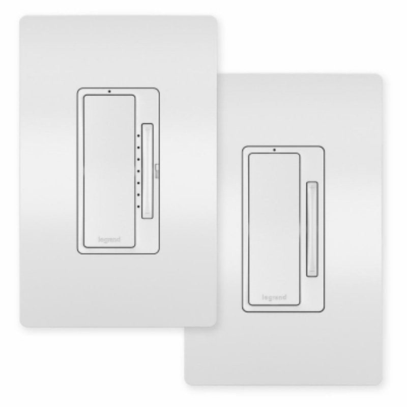 Legrand radiant Series WNREZK50WH Dimmer Kit, 15 A, 120 V, 700 W, Incandescent, Halogen Lamp, 3-Way, White