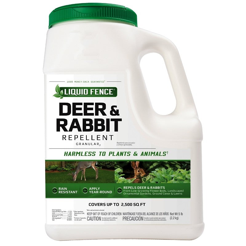 Liquid Fence HG-72654 Deer and Rabbit Repellent, 2500 sq-ft Coverage