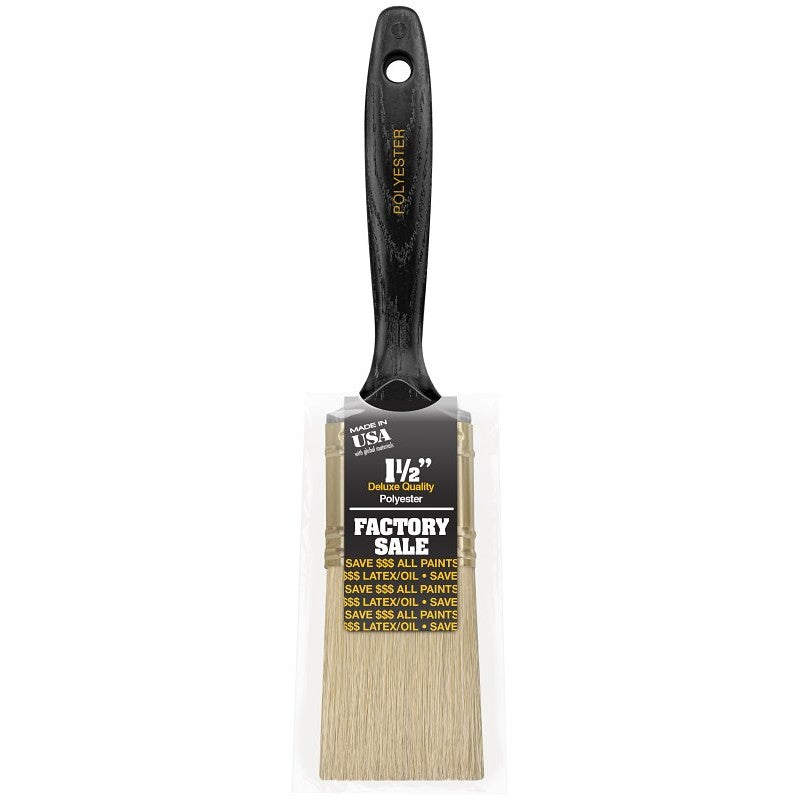 Wooster P3971-1-1/2 Paint Brush, 1-1/2 in W, 2-3/16 in L Bristle, Polyester Bristle