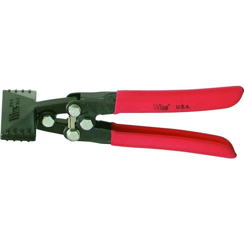 Crescent Wiss WS3N Series Hand Seamer, 8-3/4 in L Dimensions, 1/4 to 1-1/4 in Sheet, 18 ga Max Sheet Thick, Steel