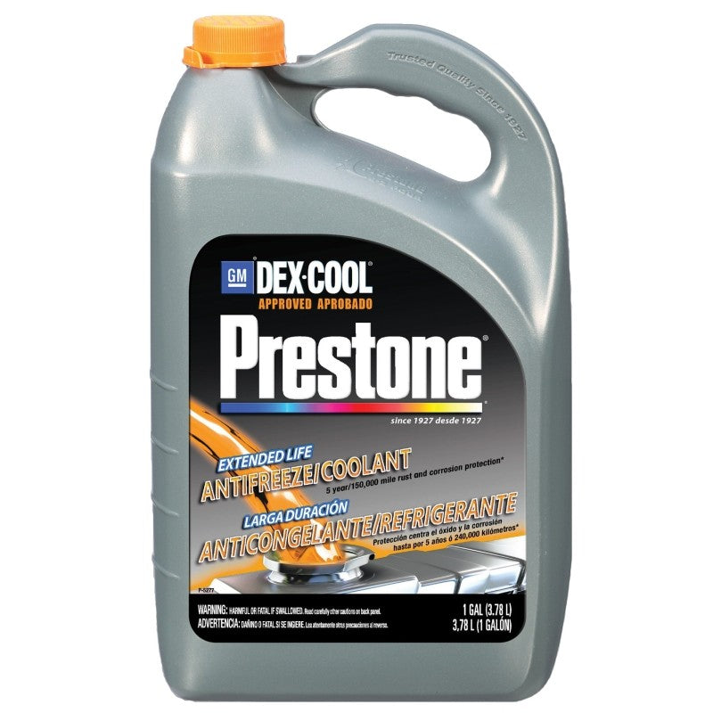 Prestone Dex-Cool AF-888P Anti-Freeze and Coolant Concentrate, 1 gal, Orange (Pack of 6)