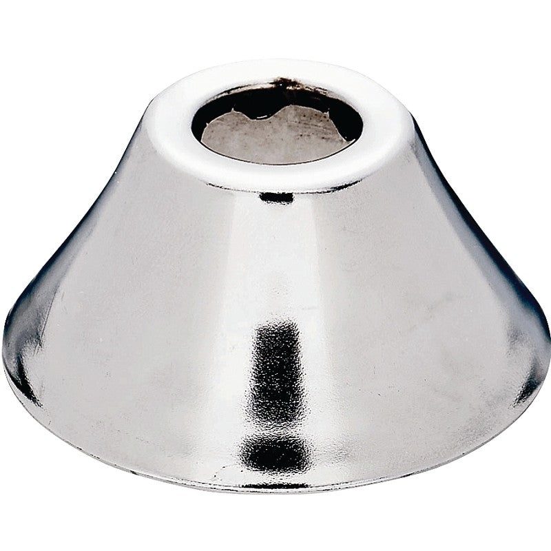 Plumb Pak PP58PC Bath Flange, 4 in OD, For: 1-1/4 in Pipes, Polished Chrome