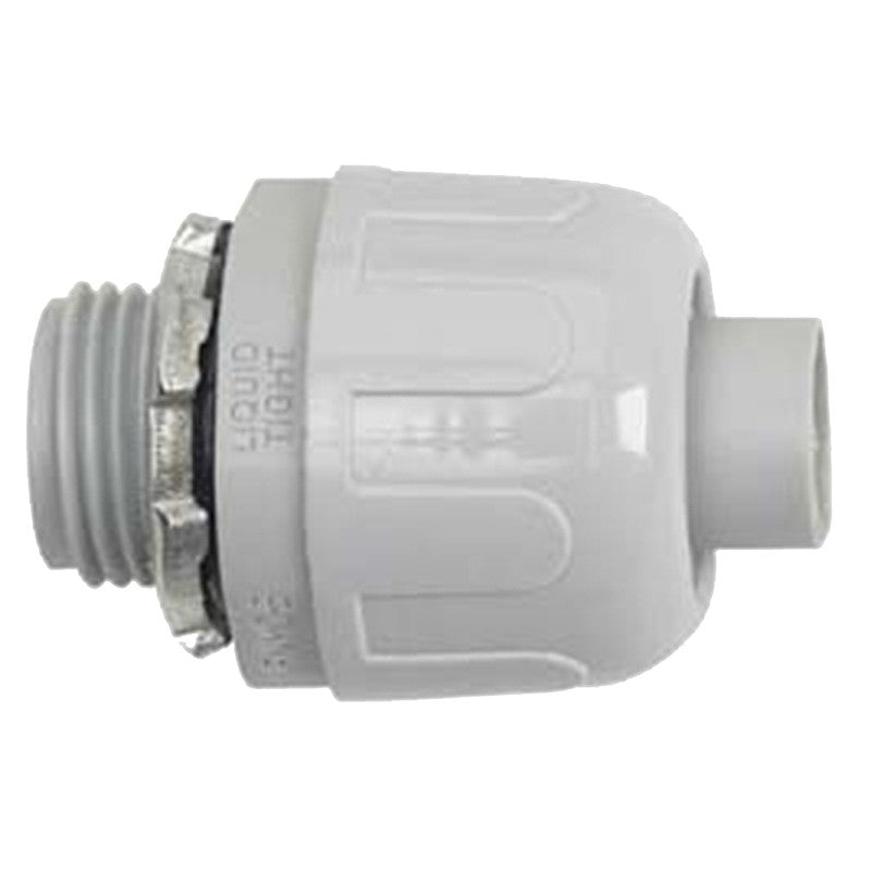 Halex 97623 Liquidtight Connector, PVC/Zinc, 1 in (Pack of 15)
