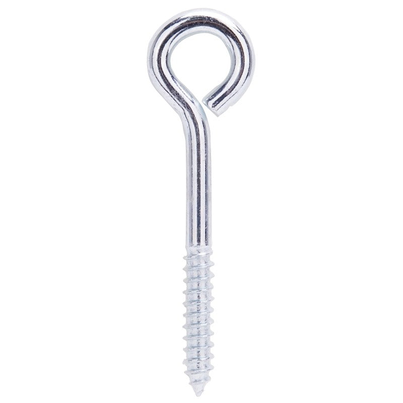 ProSource LR249 Lag Screw Eye, 7.8 mm Thread, Screw Thread, 1-1/2 in L Thread, 1-1/16 in Dia Eye, 209 lb Working Load (Pack of 10)