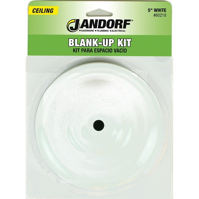 Jandorf 60218 Blank-Up Kit, 5 in Dimensions, Specifications: 7/16 in Center Hole, White