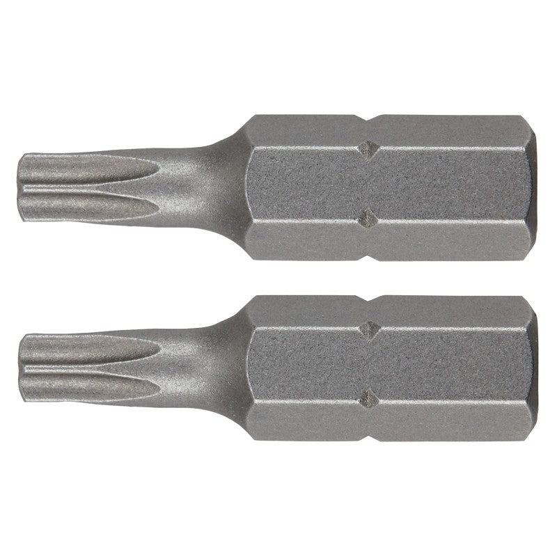 Irwin IWAF21TS202 Tamper-Resistant Insert Bit, T20 Drive, Torx Drive, 1/4 in Shank, Hex Shank, 1 in L