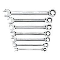 7 Piece Ratcheting Metric Gear Wrench Set