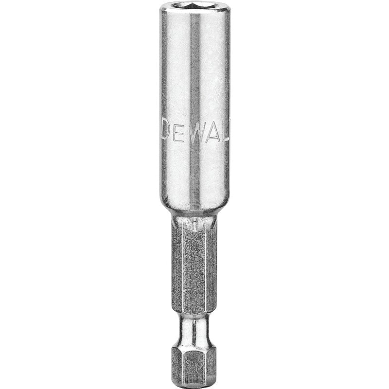 DEWALT DW2046 Bit Tip Holder, 1/4 in Drive, Hex Drive, Steel