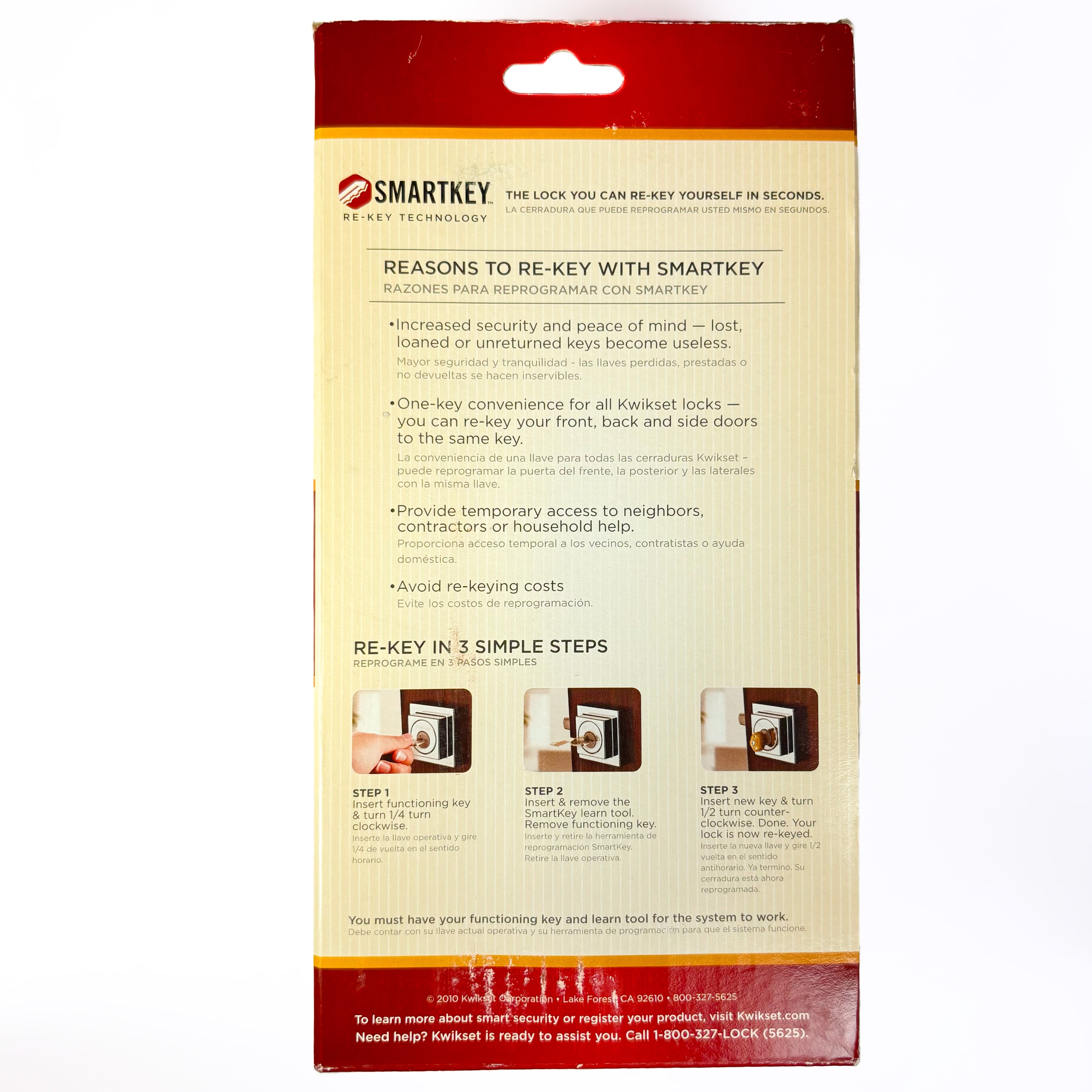 Contemporary Round Single Cylinder Smartkey Deadbolt Satin Nickel Square Corner Latch