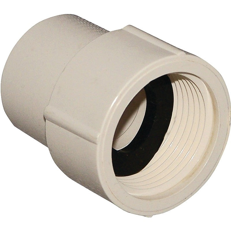 Nibco T00380D Pipe Adapter, 1/2 in, Slip x FIP, CPVC