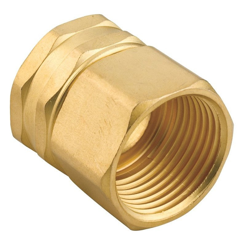 Gilmour 807764-1001 Swivel Connector, 3/4 in, FNPT, 3/4 in, FNH, Brass, 1/PK