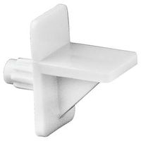 Shelf Support White Plastic Bulk (POS)