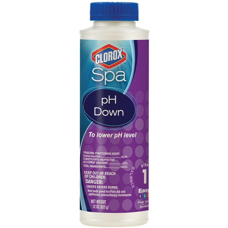 Clorox 10022CSP pH Down, Granular, Off-White, 22 oz