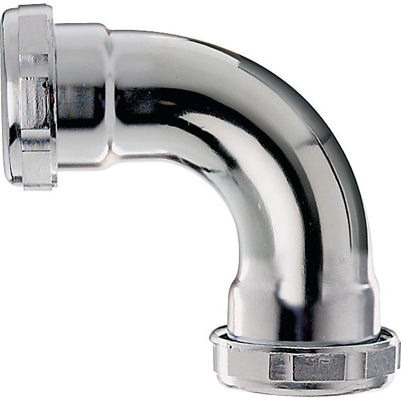 Plumb Pak PP130 Pipe Elbow, 1-1/2 in, 90 deg Angle, Brass