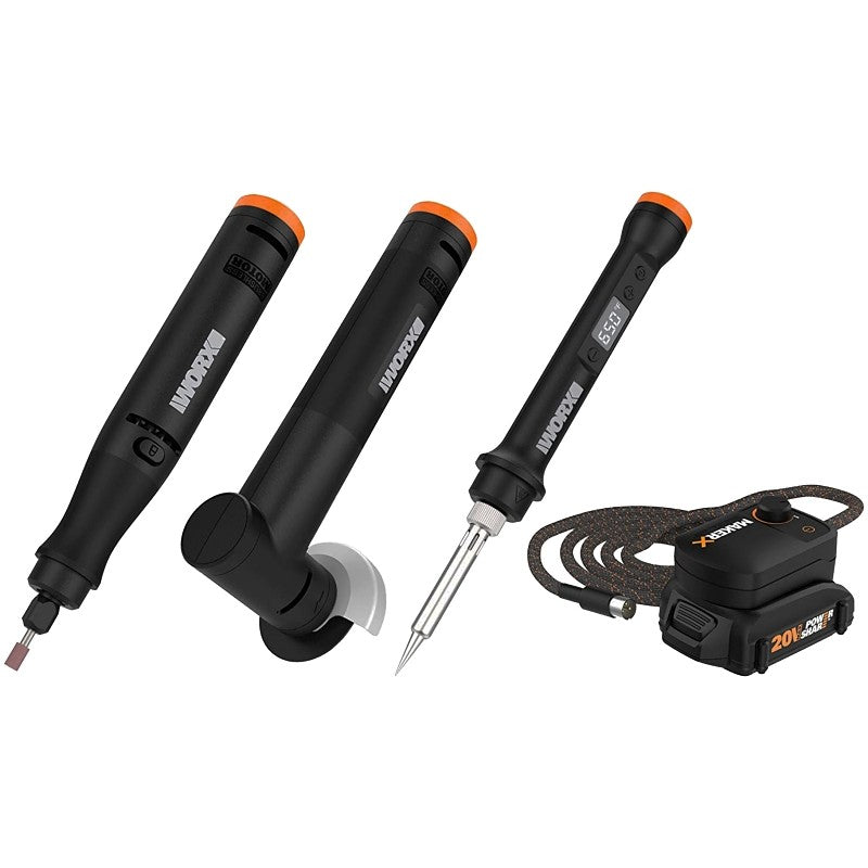 WORX MAKERX WX991L Combination Kit, Battery Included, 20 V, 3-Tool