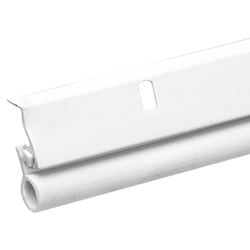 Frost King VA17WH Door Set, 3/4 in W, 17 ft L, Aluminum/Vinyl, White, Screw Mounting