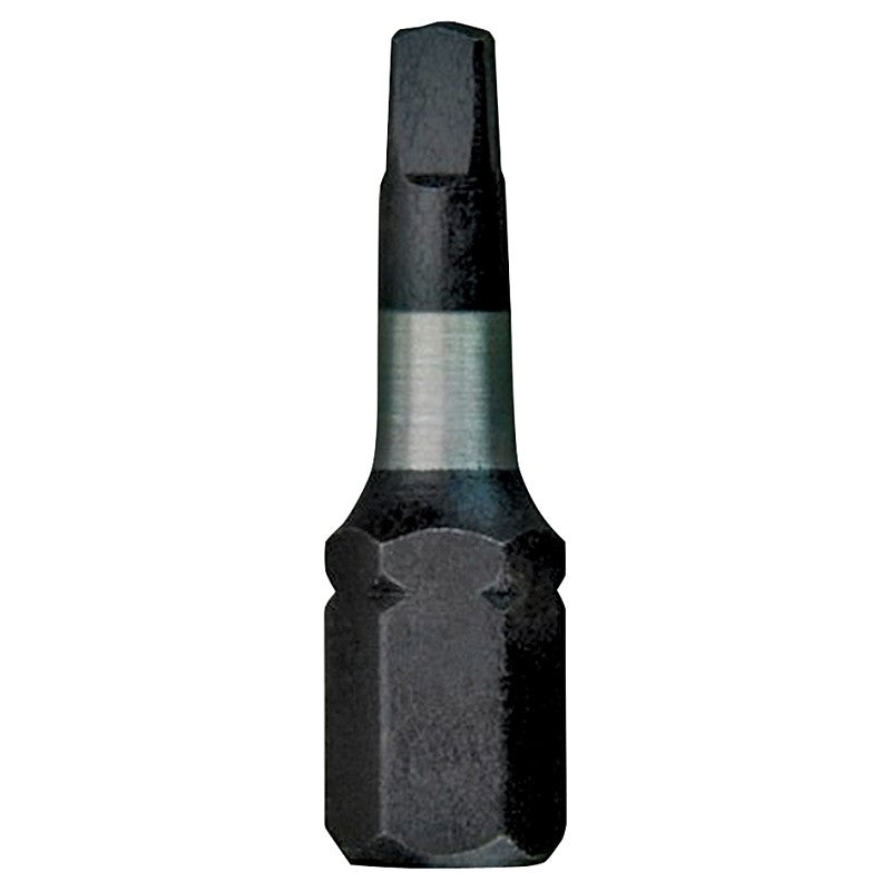 Milwaukee SHOCKWAVE 48-32-4471 Power Bit, #1 Drive, Square Recess Drive, 1/4 in Shank, Hex Shank, 2 in L