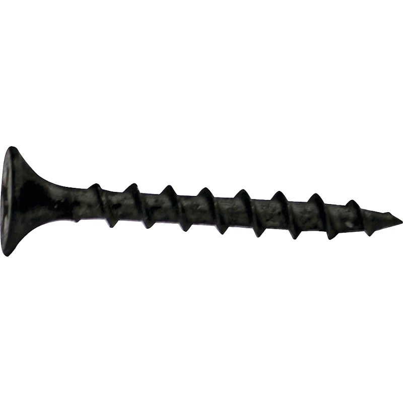 Orgill Bulk Nails 93426 Screw, #6 Thread, 1-1/4 in L, Twinfast Thread, Bugle Head, Phillips Drive, Sharp Point