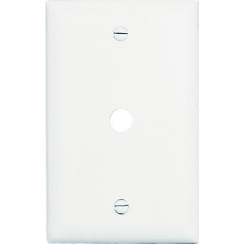 Legrand TradeMaster TP Series TP11WCC15 Wallplate, 4.7 in L, 1-Gang, Nylon, White