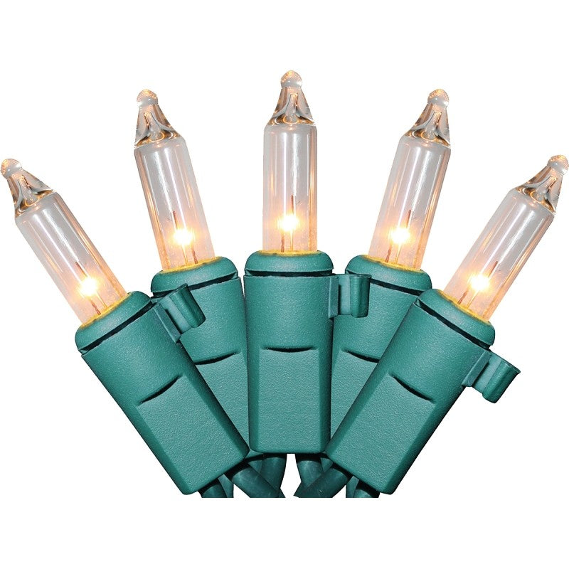 Sylvania V4000-49 Light Set, Christmas, 120 V, 40.8 W, 100-Lamp, Incandescent Lamp, Clear Lamp, 1000 hr Average Life