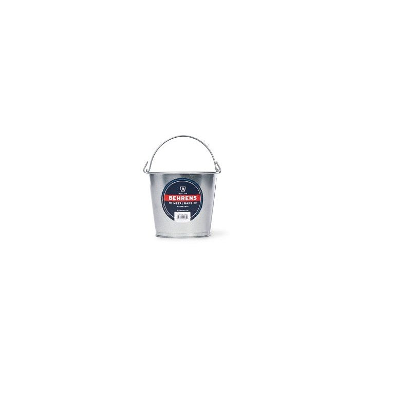 Behrens 1202GS Utility Pail, 2 qt Capacity, Steel, Galvanized
