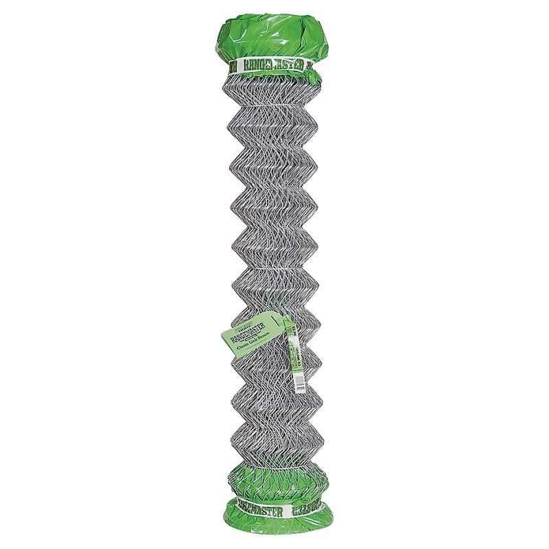 Rangemaster 010659 EZ Roll Chain-Link, 50 ft L, 48 in H, 12-1/2 Gauge, Zinc