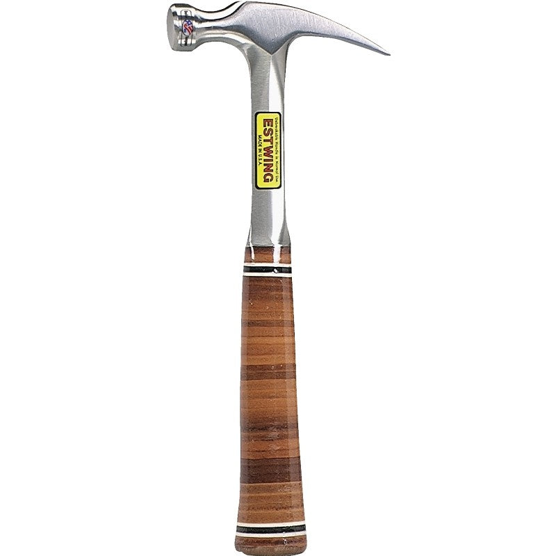 Estwing E16S Nail Hammer, 16 oz Head, Rip Claw, Smooth Head, Steel Head, 12-1/2 in OAL