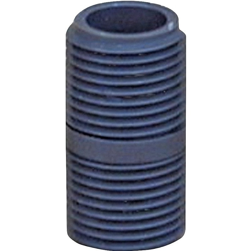 Genova P-12-CL Pipe Nipple, 1/2 in, MIP x MIP, PVC, Gray, SCH 80 Schedule, 1-3/8 in L