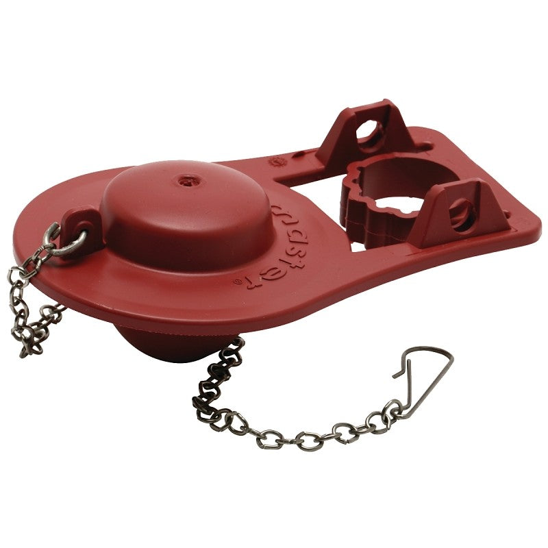 Fluidmaster 504 Toilet Flapper, Red, For: Flush Valves with or without Mount Ears, 3.5 gpf or Larger Flush Toilets