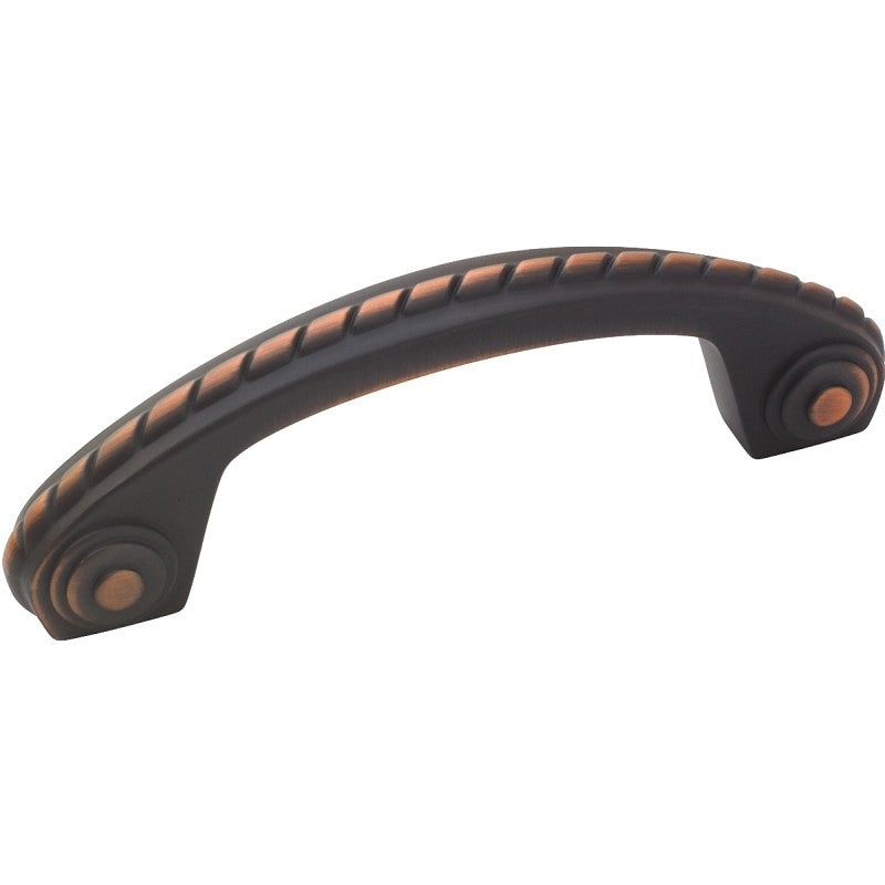 Amerock BP53470ORB Cabinet Pull, 3-3/4 in L Handle, 1-1/4 in H Handle, 1-3/16 in Projection, Zinc, Oil-Rubbed Bronze