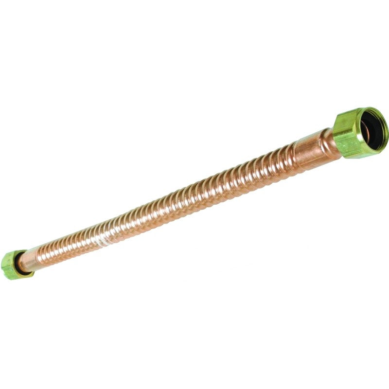 Camco USA 10063 Water Connector, 3/4 in, FIP, Copper, 18 in L