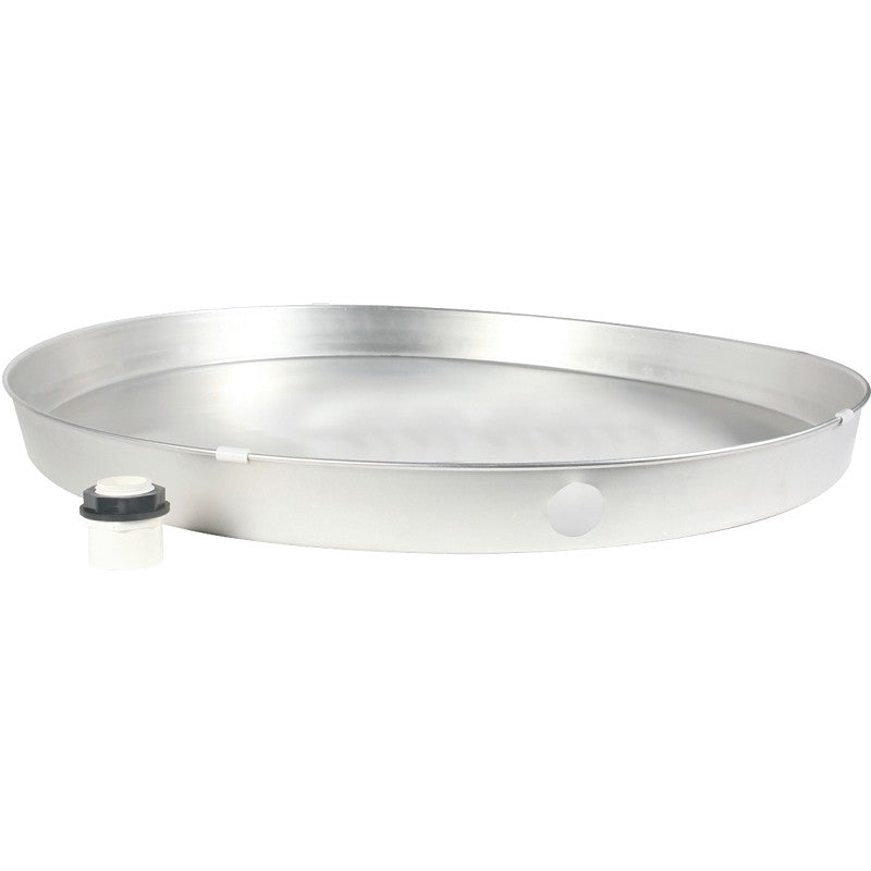 Camco USA 20860 Recyclable Drain Pan, Aluminum, For: Gas or Electric Water Heaters, 30 in ID x 2-1/4 in D (Pack of 6)