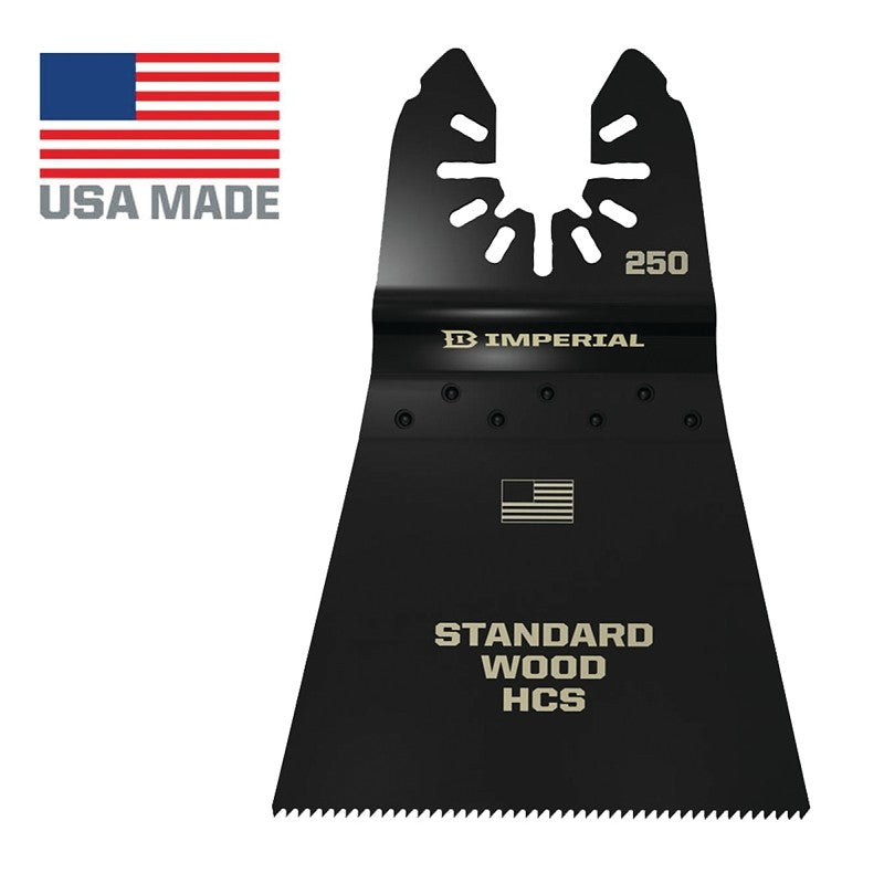 Imperial Blades IBOA250-1 Oscillating Blade, 2-1/2 in W, One-Size, 12 TPI, HCS, 1/PK