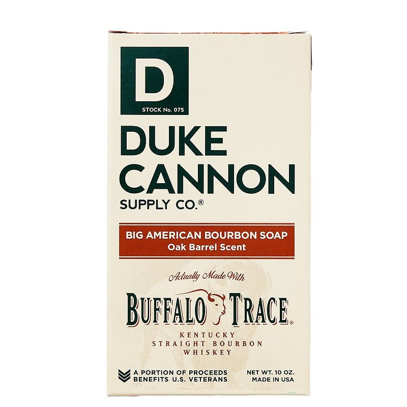 Duke Cannon 1691-H-103 Buffalo Trace Bourbon Bar Soap, Oak Barrel, 10 oz (Pack of 6)