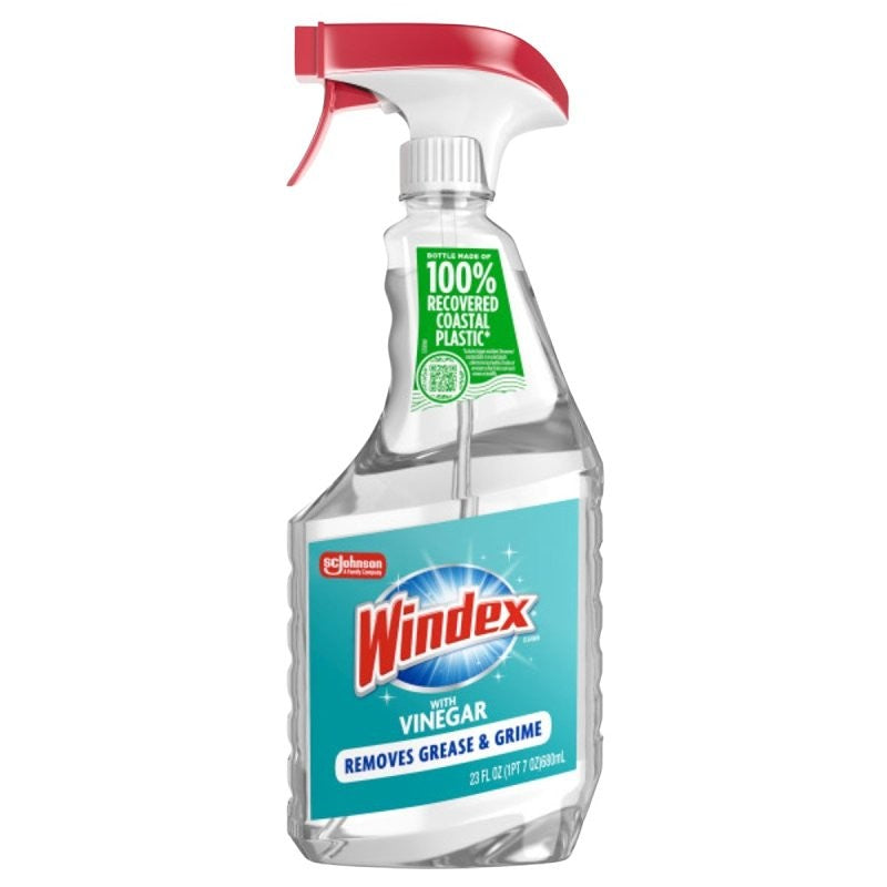 Windex 70331 Glass Cleaner, 23 oz Bottle, Liquid, Pleasant, Transparent