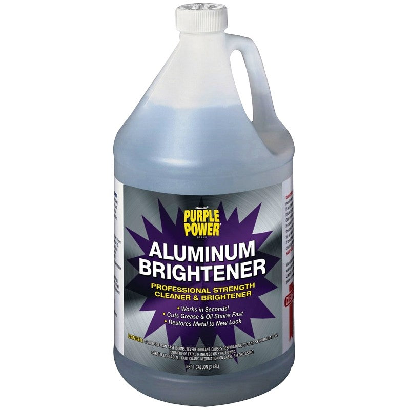 Purple Power 4120P Aluminum Brightener, 1 gal, Liquid, Acidic (Pack of 4)