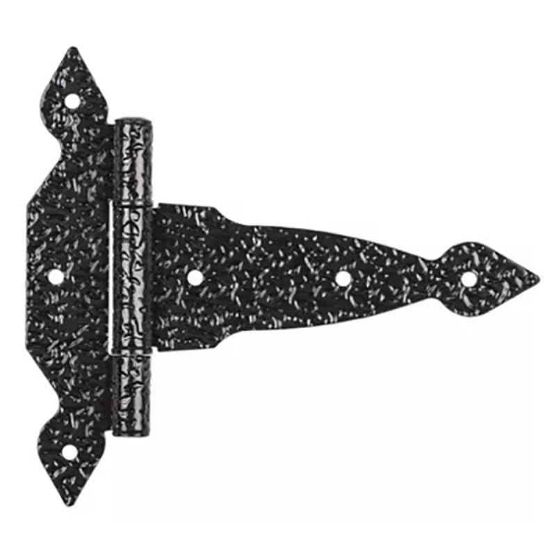 National Hardware N109-011 Spear T-Hinge, 6-15/32 in H Frame Leaf, 1/8 in Thick Frame Leaf, Steel, 48 lb