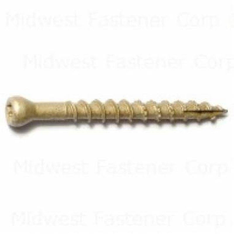 SaberDrive 51667 Screw, #8 in Thread, 1-5/8 in L, Trim Head, 208 PK