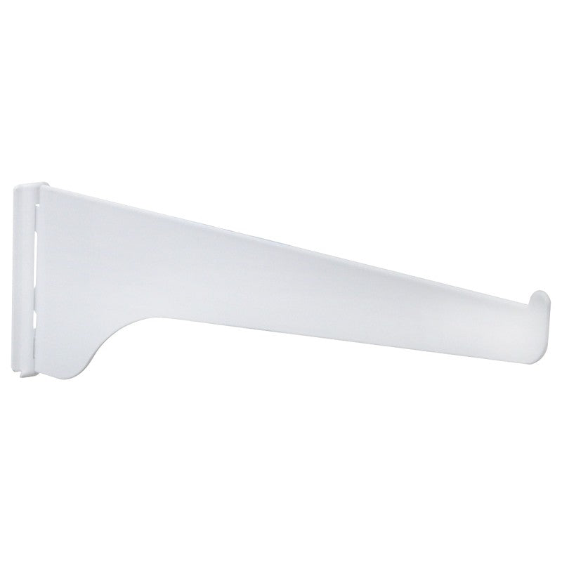 Knape & Vogt 180 WH 6 Shelf Bracket, 6 in L, Steel, Powder-Coated (Pack of 10)