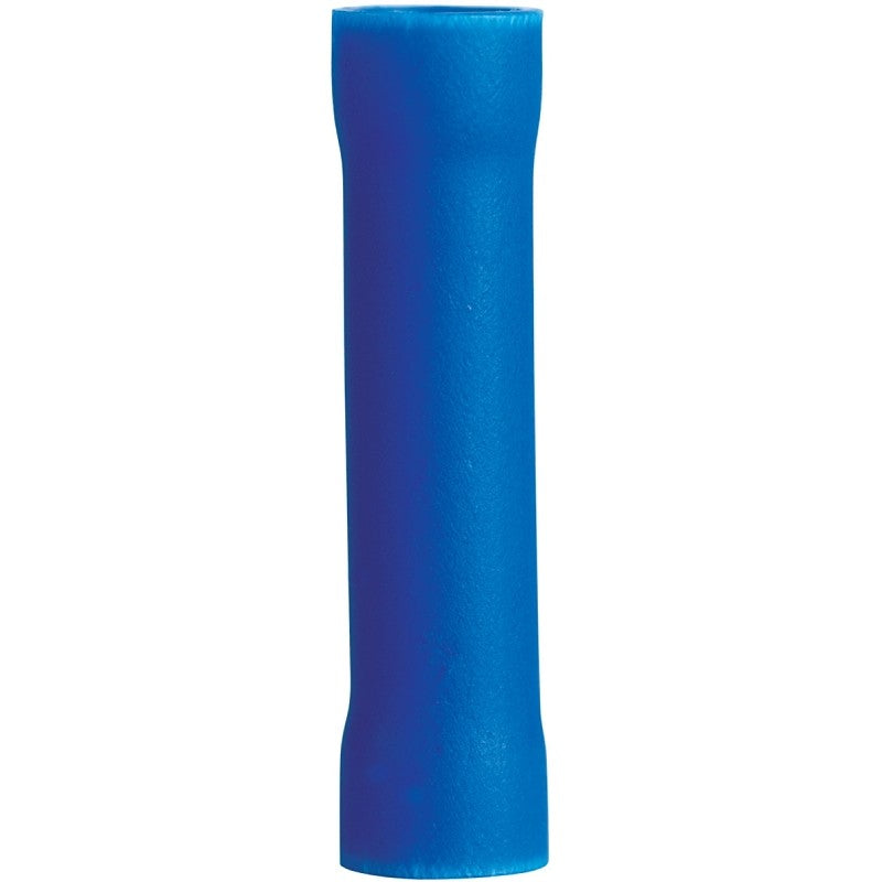 Gardner Bender 20-123 Butt Splice Connector, 600 V, Blue, 16 to 14 AWG Wire