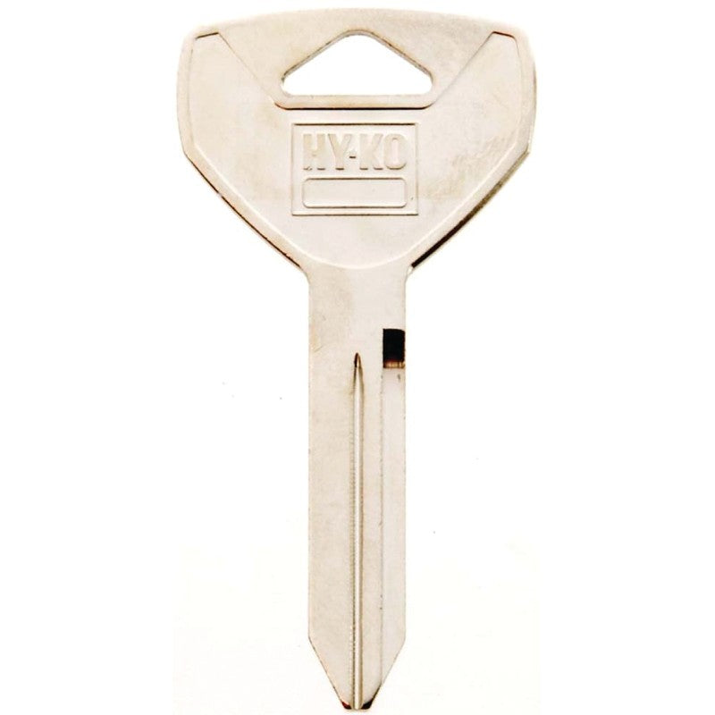 Hy-Ko 11010Y157 Key Blank, Brass, Nickel, For: Chrysler Vehicle Locks, Y157 Key Number (Pack of 10)