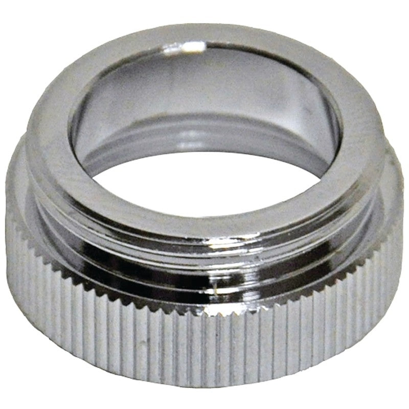 Danco 10526 Aerator Adapter, 13/16-27 x 55/64-27 in, Female x Male, Brass, Chrome Plated