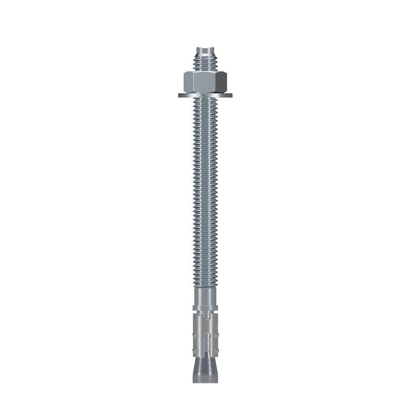 Simpson Strong-Tie Strong-Bolt 2 STB2-37500P1 Wedge Anchor, 3/8 in Dia, 5 in L, Carbon Steel, Zinc (Pack of 15)
