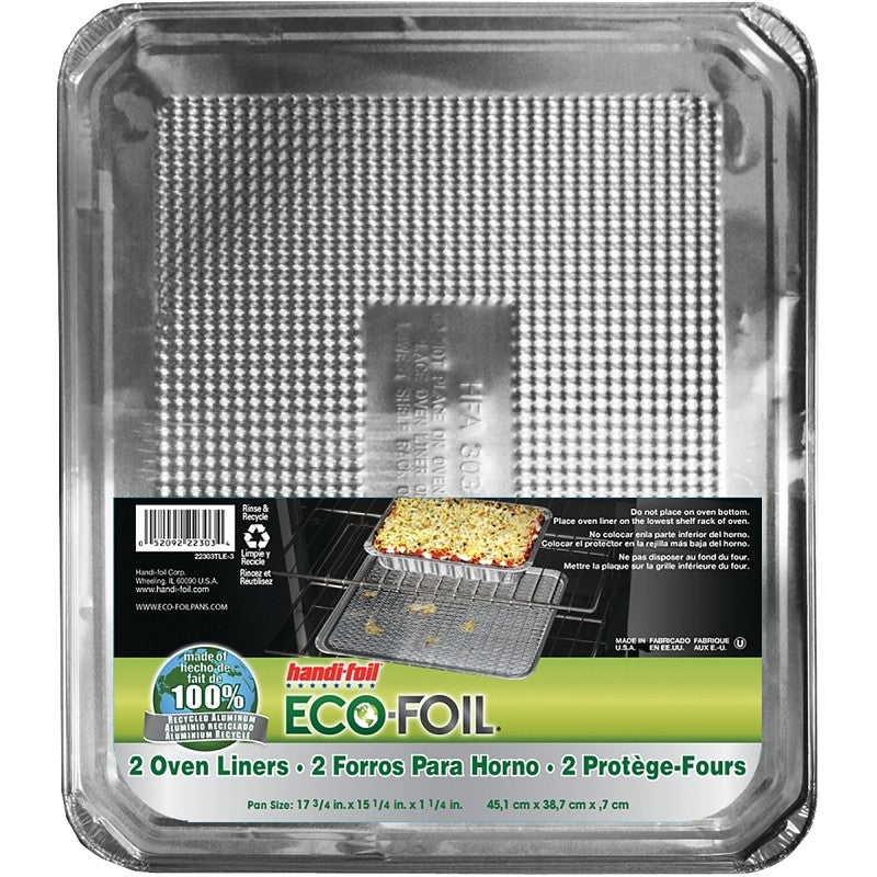 Handi-Foil 22303TL-015 Oven Liner, Aluminum (Pack of 15)