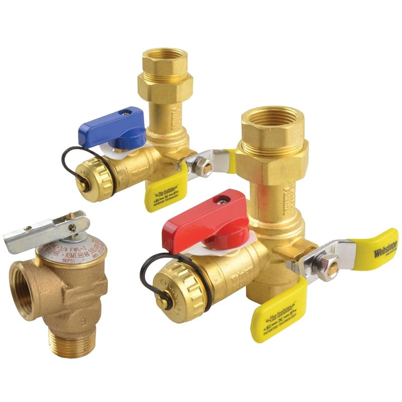 Richmond 0960617 Tankless Service Valve Kit, Brass