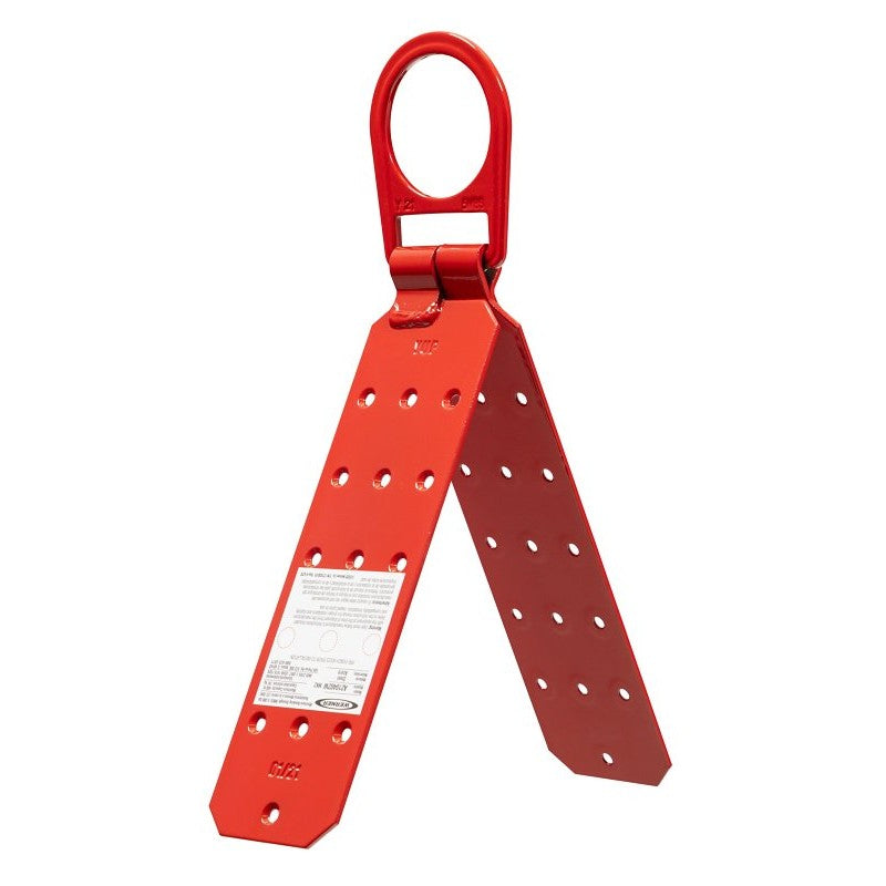 Werner A210402W Anchor, Temporary, Steel, Red